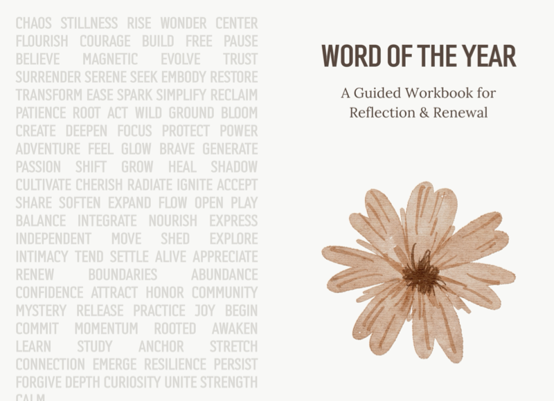 Word of the Year Worksheet